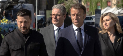 European Leaders Discuss Ceasefire with U.S. President Trump